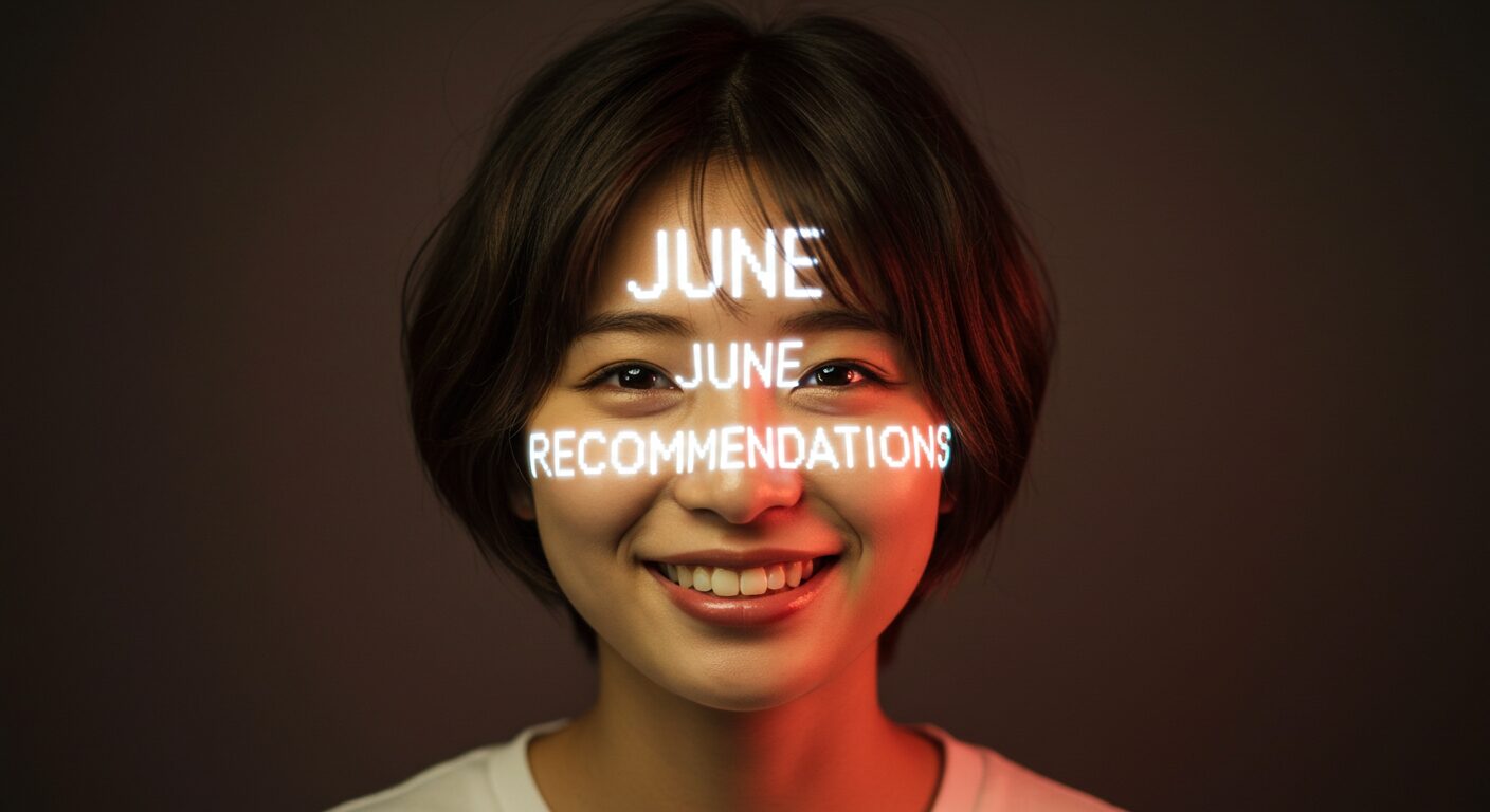 6月のおすすめと書かれた女性